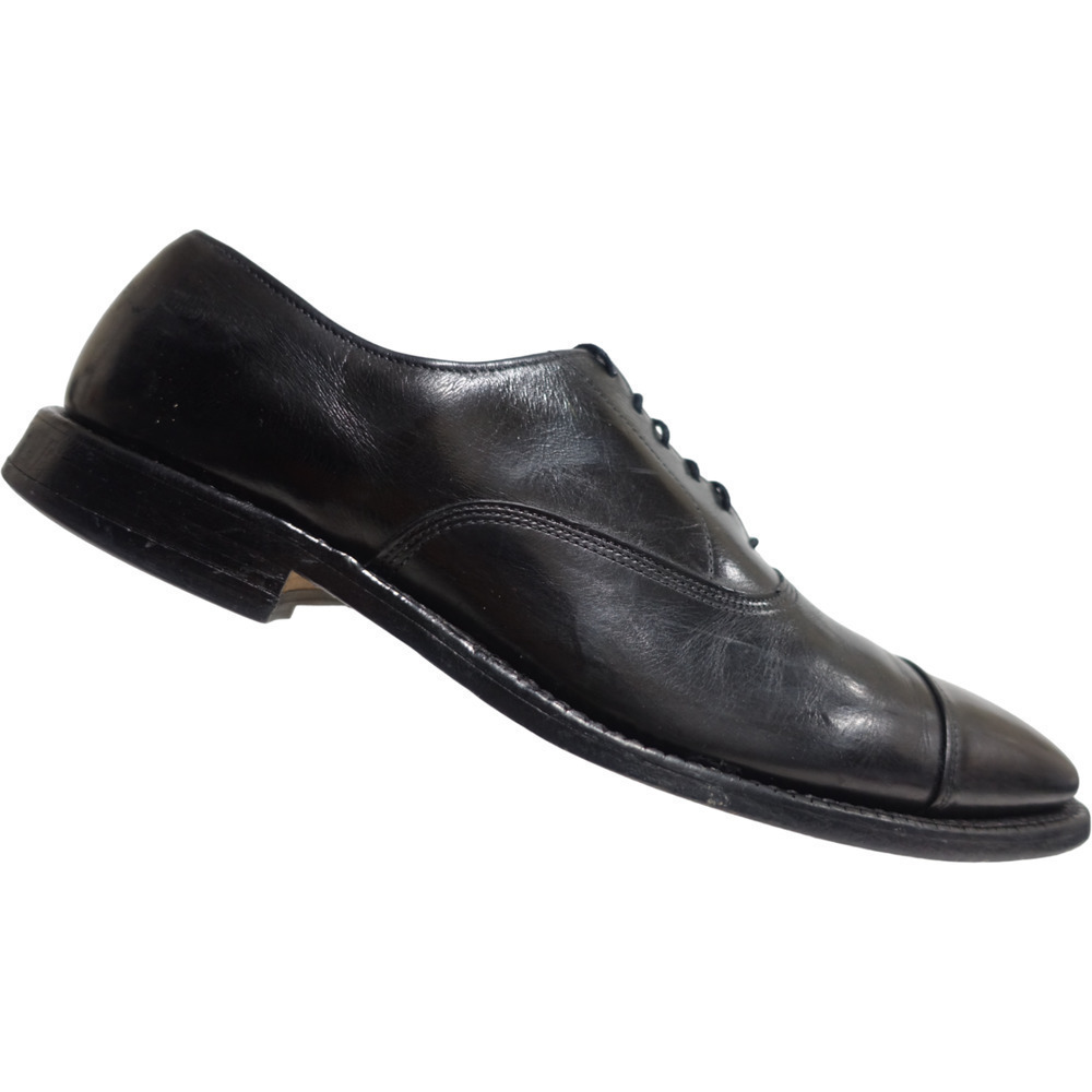 ALLEN EDMONDS Park Avenue Black Narrow Cap-Toe Oxfords 11.5AAA-US/11UK/45.5EU